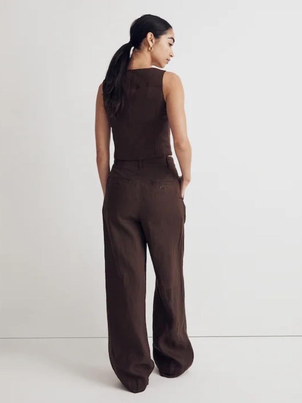 Madewell Harlow Linen Pant - Picture 3 of 5